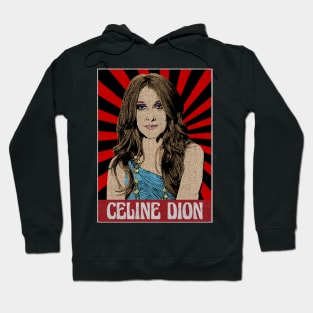Celine Dion 80s Pop Art Hoodie